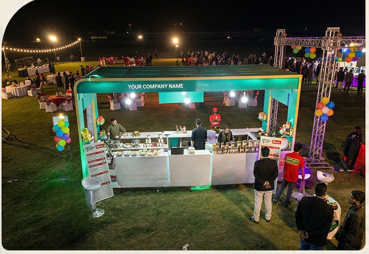 Platinum booth render